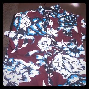 Floral shirt - short sleeve button up